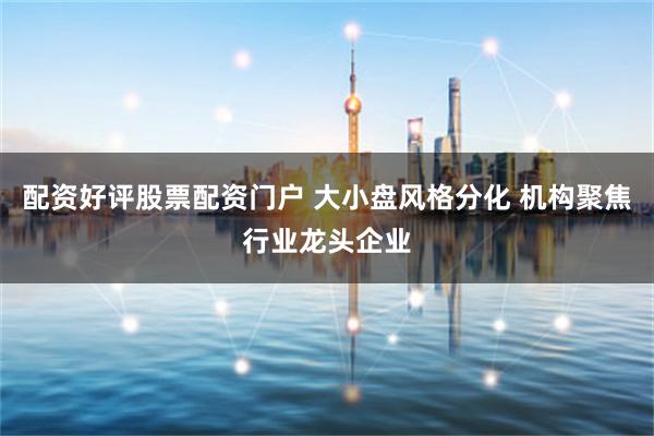 配资好评股票配资门户 大小盘风格分化 机构聚焦行业龙头企业